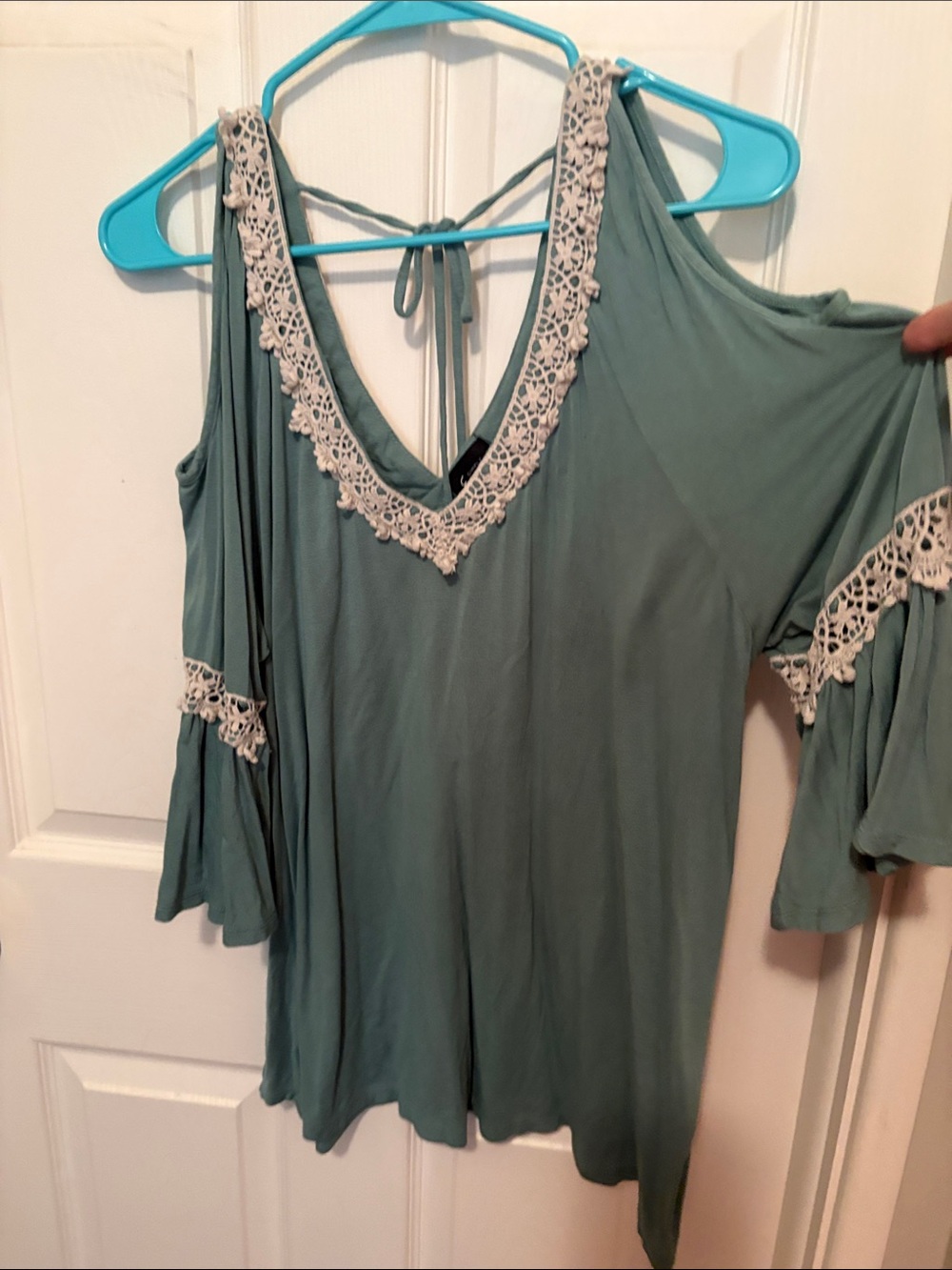 Simply, Emma cold shoulder top